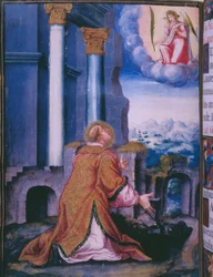 St. Lawrence, to Whom the Escorial Monastery was Dedicated, from a Facsimile of the Breviary of King Philip II of Spain